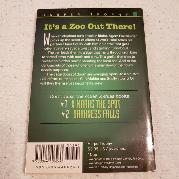 👽 X-Files Chapter Books 👽 - Picture 9 of 14